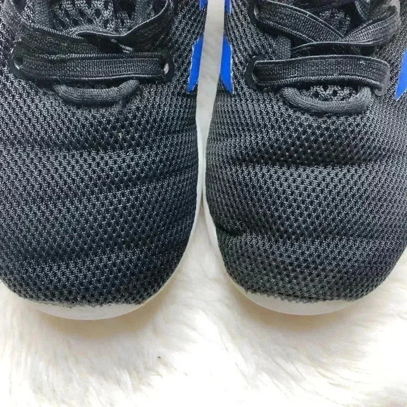 Adidas Lite Racer Sneakers Black & Blue Size  9 - Picture 6 of 13